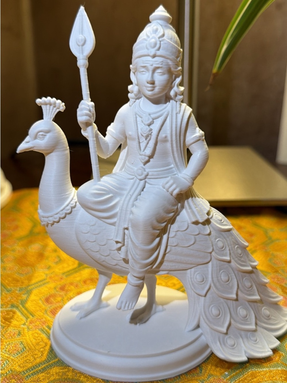 White Murgan Statue